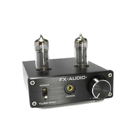 FX-AUDIO- TUBE-04J [Black] Vacuum Tube Hybrid Premain Amplifier Vacuum Tube + Digital Amplifier IC