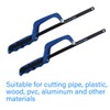 AIMALL 2PCS Aluminum Alloy Hand Saw - Woodworking Hacksaw Frame,