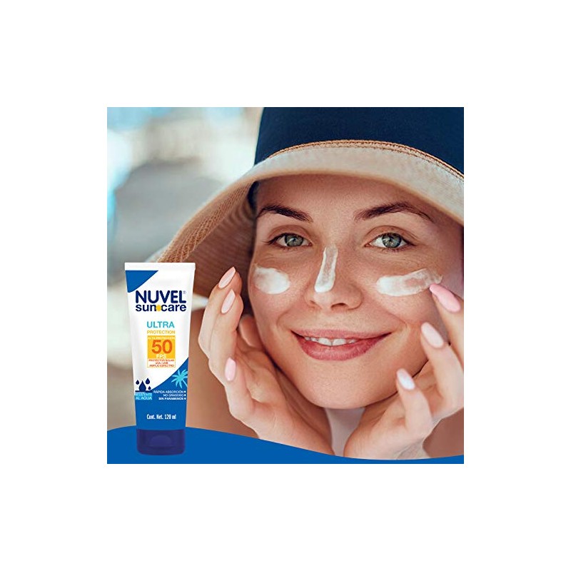 Nuvel SunCare Protector Solar para Cara y Cuerpo, 50 FPS