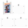 4Pack Magnetic 2.36 * 3.54 Inch Acrylic Car Picture Frame