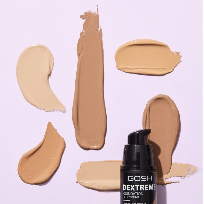 GOSH Dextreme Full Coverage Foundation 30 ml I Liquid Moisturising