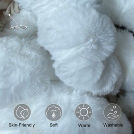 Fluffy Mirror Edge Cover (NO MIRROR) - Universal Fit for Various Sizes of Arch Full-Length Mirrors, Decorative Full-Length Mirror Cover, High Elasticity, Enhance Room Ambiance, Room Decor, Women Gifts