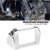Unbranded Chrome Oil Cooler Surround Cover For Harley Road King