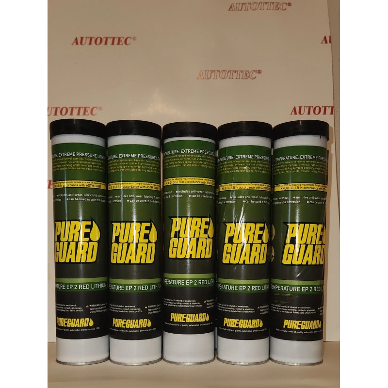 PUREGUARD (10 PACK) PUREGUARD HIGH TEMP GREASE (RED) EP2 HD
