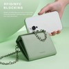 Vulkitty Credit Card Wallet with Chain Strap for Women Minimalist