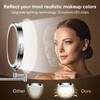 FASCINATE Rechargeable Wall Mounted Makeup Mirror with Lights and Magnification,