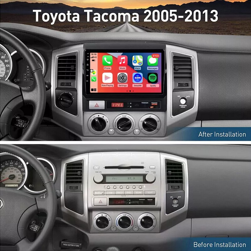 For Toyota Tacoma 2005-2013 64G Carplay Android 13 Car Stereo