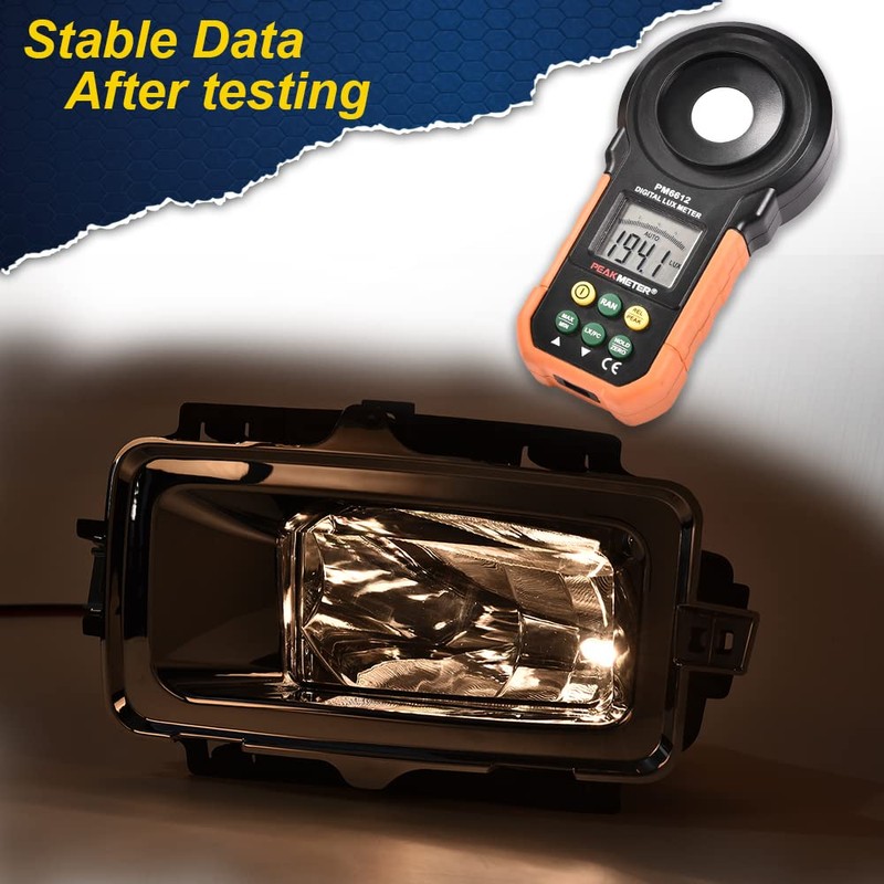 DOTCOM Fog Lights Lamp Compatible with Chevy Silverado 2013 2014