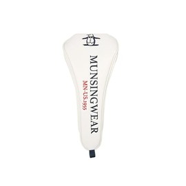 Muning Wear MG5SHC01M Men's WH00 Headcover, Classic Driver, For DR, Magnetic Closure, Supports 460cc, WH00 (white)