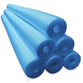 Oodles of Noodles 6 Pack Jumbo Swimming Pool Noodle Foam Multi-Purpose - Blue