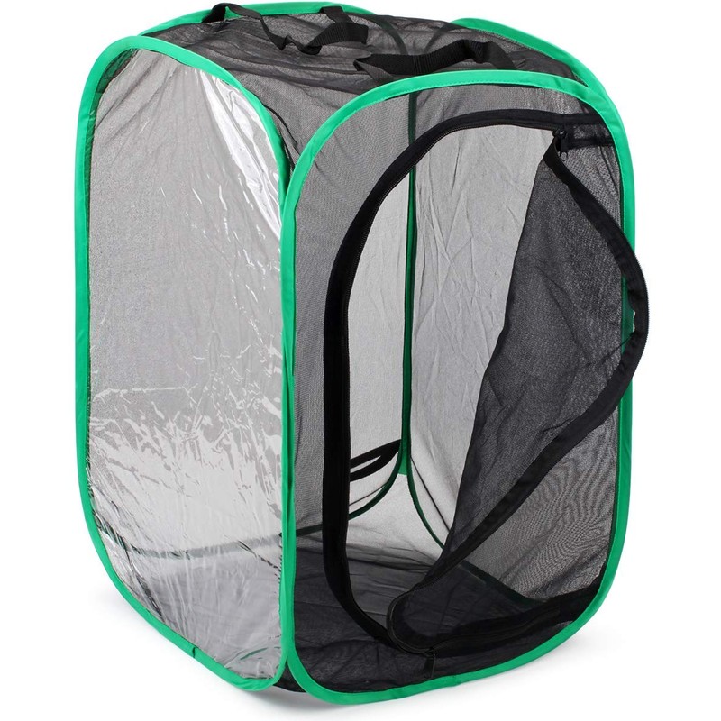RESTCLOUD Insect and Butterfly Habitat Cage Terrarium Pop-up 23.6 Inches