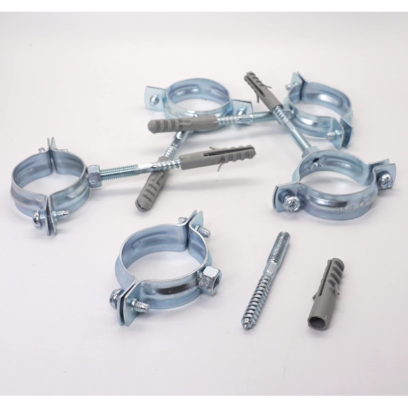 SKIR'CO (Pack of 4 pcs) Pipe Brackets for Ø 47-51