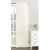 NetCurtainsUK Single Plain Voile Net Curtain Sheer Panels Slot Top