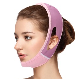 Reusable V-Line Mask, Chin Strap For Sleeping【Lifting Effect】【Adjustable】【Easy To Use】, Jawline Shaper Face Strap4