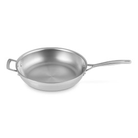 Le Creuset Stainless Steel Classic 3-Ply Fry Pan, 12"