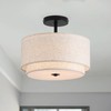 Vexagyle 12.6inch Flush Mount Ceiling Light Fixture,3-Light Modern Close to