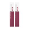 2 x Maybelline New York Superstay Matte Ink Liquid Lipstick