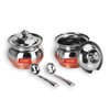 Sumeet Stainless Steel + Copper Bottom 2 Pc Ghee Pot