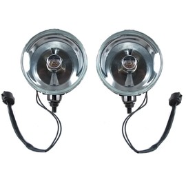 Performance Depot Euro Clear Complete Fog Lights Lamps w/ H3 Bulbs made for Mustang GT 1987-1993