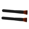 TOVINANNA Cushion Makeup Brush Set 2pcs Portable Foundation Brushes for
