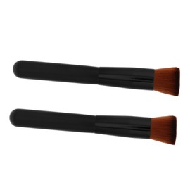 TOVINANNA Cushion Makeup Brush Set 2pcs Portable Foundation Brushes for Liquid Makeup Soft and Smooth Application