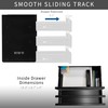 VIVO 16 in Slide Out Dual Tier Storage Drawer, Under