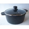 Ceramic Marble Coated Cast Aluminium 2.5 qt. Stockpot Non Stick