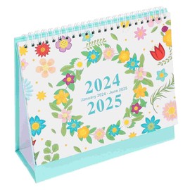 AEIOPRS 1 x 2024 Family Planner Wall Calendar 18 Months January 2024 to June 2025 Large Format Monthly Calendar with Holiday Overview