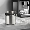 Espresso Knock Box, Stainless Steel Coffee Grounds Container with Removable