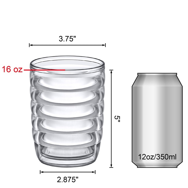Amazing Abby - Arctic - 16-Ounce Insulated Plastic Tumblers (Set