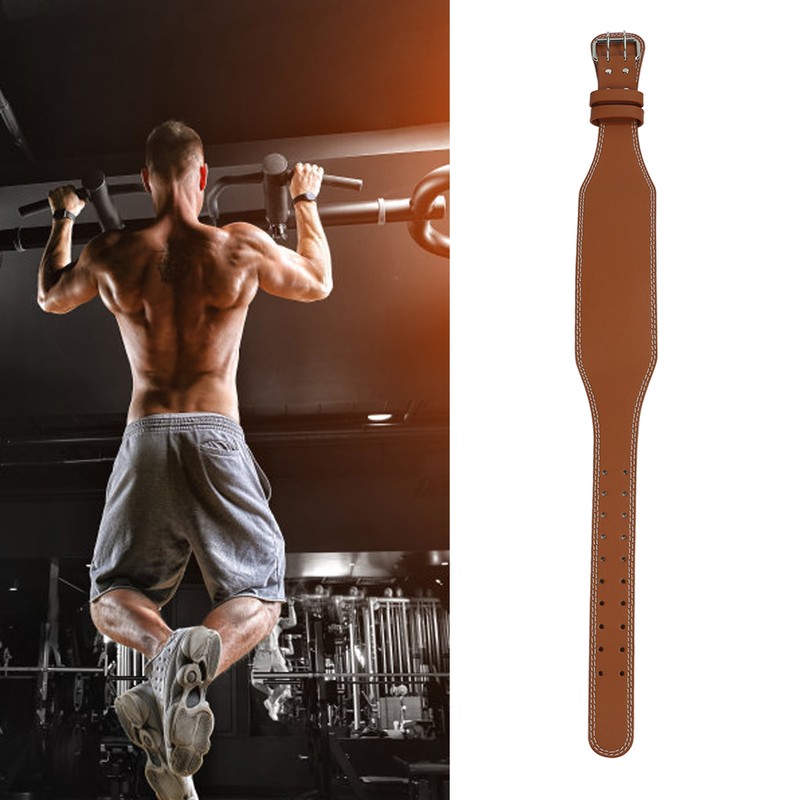 Weight Lifting Belt Waist Protection Adjustable Weightlifting Belt Brown for