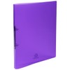Exacompta 54186E Crystal Ring Binder DIN A4 Flexible Translucent Polypropylene