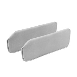 Vroelos 15963109 Sun Visor Pair, Light Grey Cloth Sun Visors Fit for 1988-1998 Chevy Suburban Silverado/GMC C/K Pickup Truck, 38-2118-LG SV201-1808 15963109