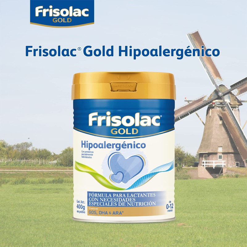 Frisolac Gold Hipoalergénico Lata 400 gr