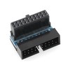 DGZZI USB 3.0 90 Degree Adapter Black USB 3.0 19Pin/20Pin