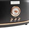 Haden DORSET, Stainless Steel Retro Toaster with Adjustable Browning Control
