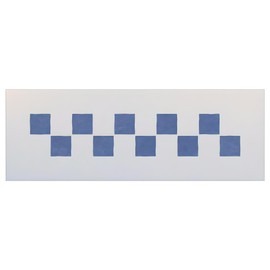 Checkerboard Border Stencil Template 8.5" x 1.7" Reusable Mylar Stencil for Painting, Quilting, DIY Crafts, Wall Accents, Furniture, and Fabric Projects – The Artful Stencil