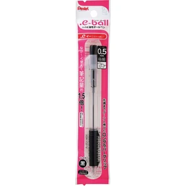 Pentel XBK125-A Oil-based Ballpoint Pen, 0.5mm, Black, 5 Count