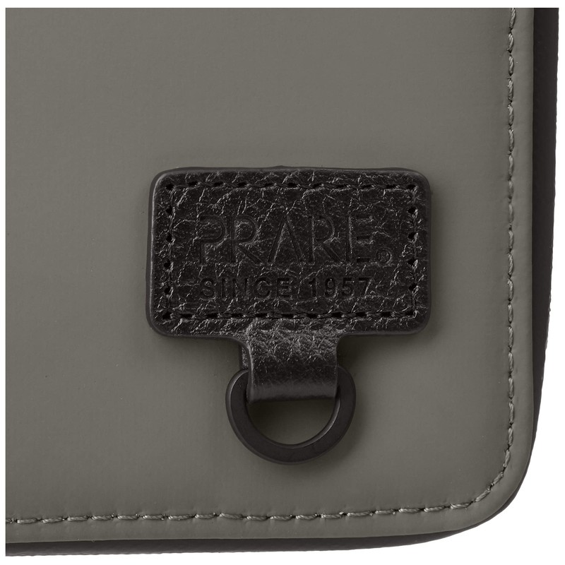 Prairie Active Outdoor Zipper Waterproof Bi-fold Wallet, gray