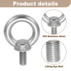 sourcing map Lifting Shoulder Eye Bolt M5 x 12 mm,