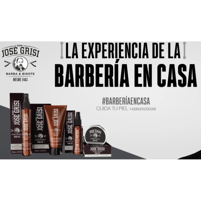 Kit Barba Y Bigote Aceite, Shampoo, Loción Y Cera José