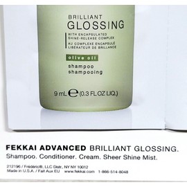 Frederic Fekkai 5X ~ Fekkai Advanced Brilliant Glossing shampoo & conditioner set 0.3 oz each