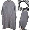 TRIXES Full Length Black White Monochrome Hairdressers Gown - Adjustable