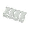Sheriffdrink 5/8 Inch Paracord Bracelet Buckles 4 Pack, Light Grey