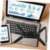 Mikinona Cooling Fan Laptop Stand Slip Notebook Riser with USB