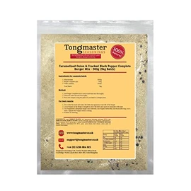 Caramelised Onion & Cracked Black Pepper Complete Burger Mix - 500g (5kg Batch)