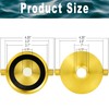 FullMayPro Fire Hydrant Hose Adapter 2-1/2" NST/NH Female x 3/4"