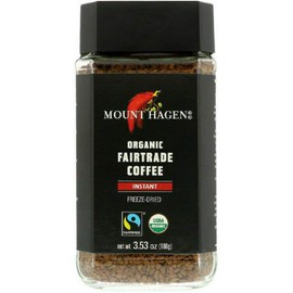 Mount Hagen Organic Freeze Dried Instant Coffee, 3.53 oz pack of 2