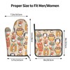 Animal Owl Oven Mitt and Pot Holder Set Oven Glove