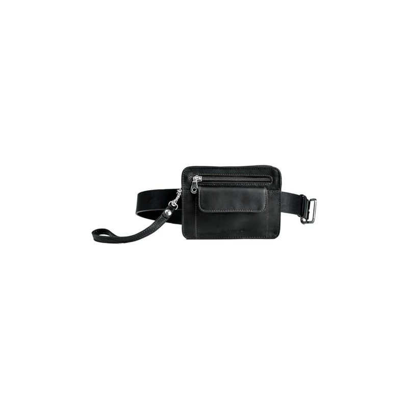 Harold's Country Belt Bag Leather 16 cm, black